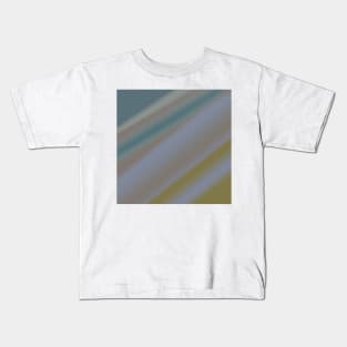 blue grey yellow texture art Kids T-Shirt